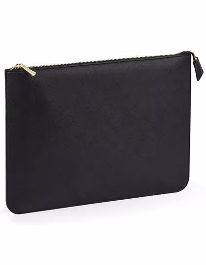 BagBase Boutique Document Folder made of PU Leather, Black 35 x 26 x 1 cm, BG769