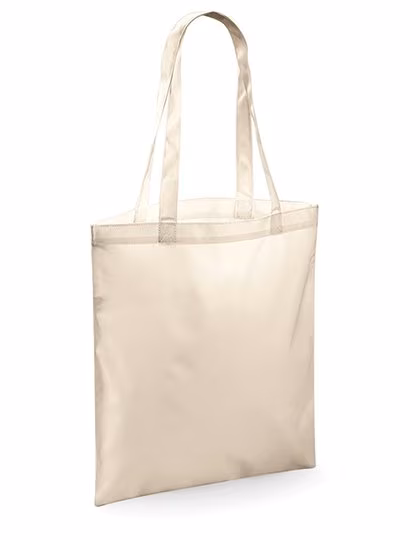BagBase Sublimation Shopper made of 100% Polyester, Natural 37.5 x 41.5 cm, BG901