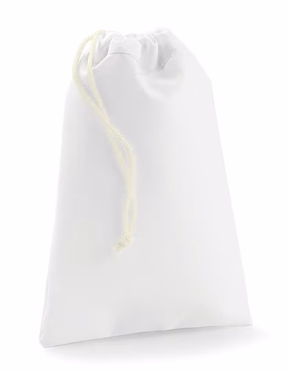 BagBase Sacca per sublimazione con coulisse, White XS (10 x 14 cm), BG915