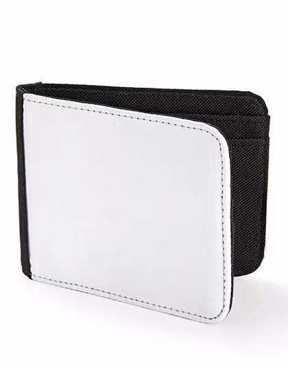 BagBase Sublimation Wallet with Card Slots, Black 12 x 9.5 cm, BG940