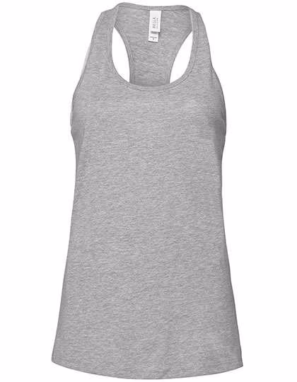Bella+Canvas Racerback Tank Top made of Airlume Cotton, Athletic Heather S, BL6008