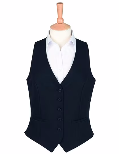 Brook Taverner Gilet Luna à 5 boutons, Navy M, BR670