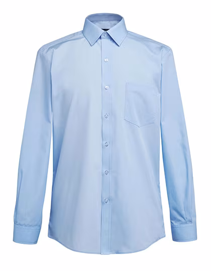 Brook Taverner Juno Langarmhemd mit Brusttasche, Blue 17 (43), BR690