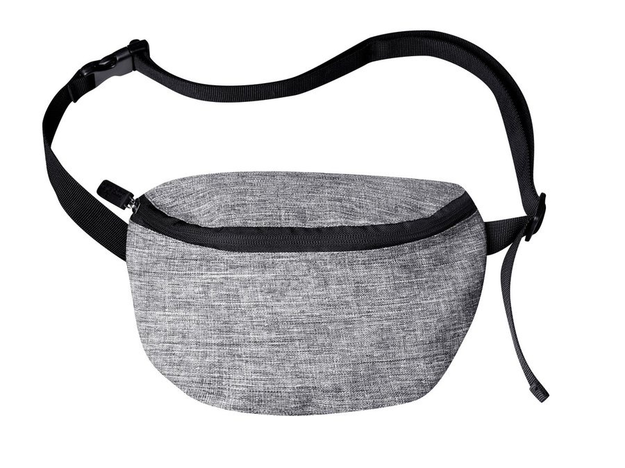 Bags2Go Belt Bag Chicago 600D Polyester, Grey Melange 23 x 17 x 6 cm, BS15393