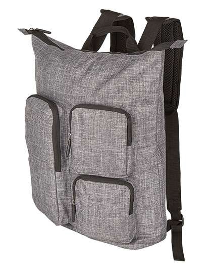 Bags2Go Backpack Colorado in Grey Melange, Grey Melange 47 x 30 x 13 cm, BS18073