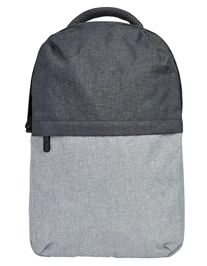 Bags2Go Daypack Stockholm with Laptop Compartment, Dark Grey Melange/Light Grey Melange 43 x 30 x 10 cm, BS19431