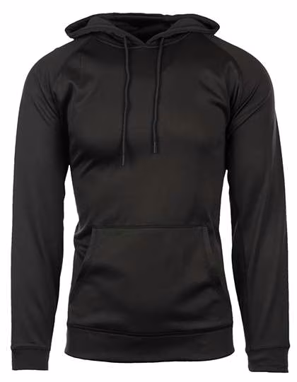 Burnside Leichter Herren Raglanpullover mit Kängurutasche, Black S, BU8670
