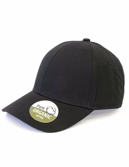 Brain Waves Cappellino in Cotone Biologico con chiusura a strappo, Charcoal One Size, BW7017