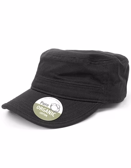 Brain Waves Bio-Baumwoll Army Cap mit Klettverschluss, Navy One Size, BW7019