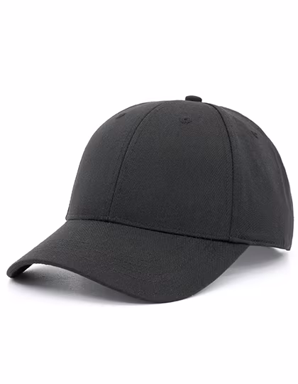 Brain Waves Sustainable 6-Panel Cap made of Recycled Cotton, Black One Size, BW7022226