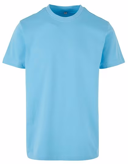 BuildYourBrand Build Your Brand T-Shirt Round Neck Baltic Blue S (BY004), BY004