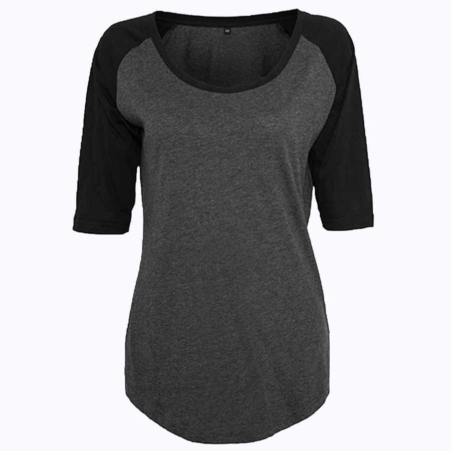 3/4 T-Shirt mit Raglan-Ärmeln für Damen