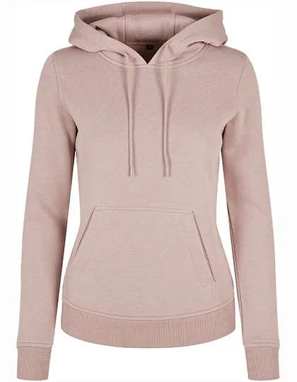 BuildYourBrand Heavy Hoody mit Kängurutasche für Damen, Dusk Rose XS, BY026