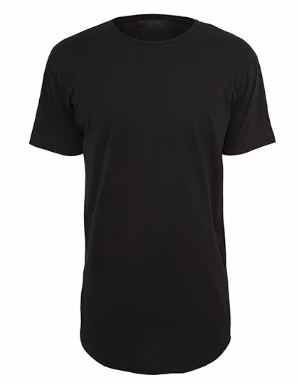 BuildYourBrand T-shirt long ajusté en 100% Coton, White L, BY028