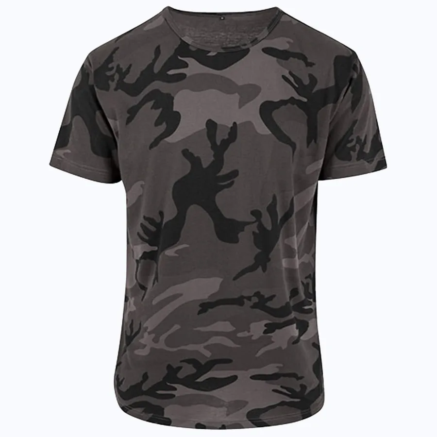 Oversized Camo T-Shirt mit Nackenband