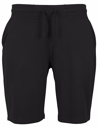 BuildYourBrand Short éponge avec cordon de serrage et coupe ample, Black S, BY080