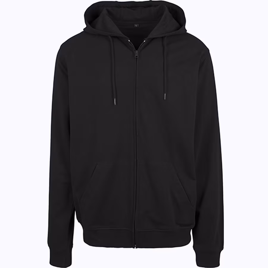 Terry Sweatshirt Jacket with Hood