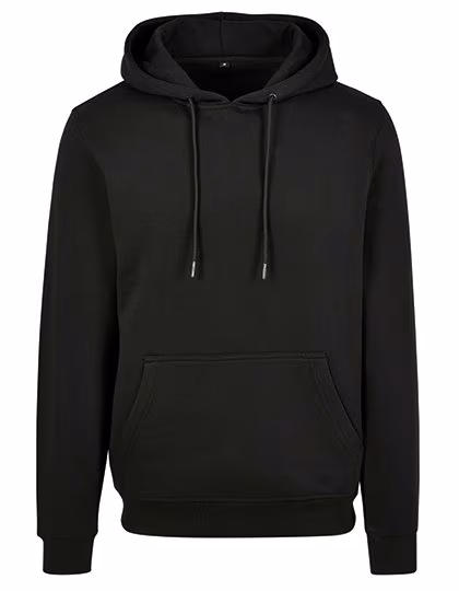 BuildYourBrand Premium Hoody with Cotton Content, Black S, BY118