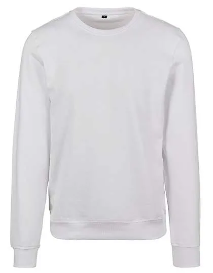 BuildYourBrand Premium Crewneck Sweatshirt 80% Baumwolle, White S, BY119