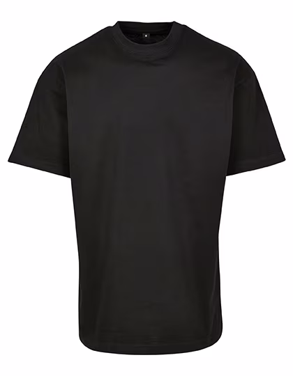 BuildYourBrand Oversize Premium Jersey T-Shirt Baumwolle, Black M, BY122