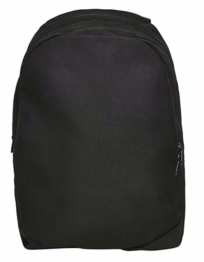 BuildYourBrand Zaino nero con due tasche, Black 45 x 32 x 18 cm, BY126