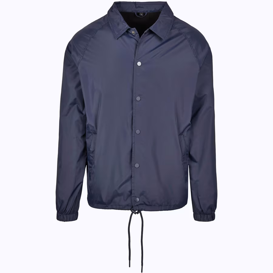 BuildYourBrand Giacca Coach sportiva con taglio raglan, Navy XS, BY128