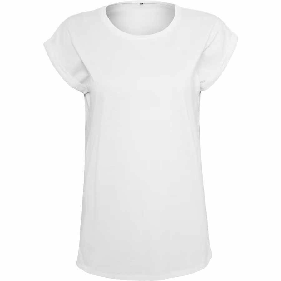 Bio-Baumwoll T-Shirt mit Schulteransatz