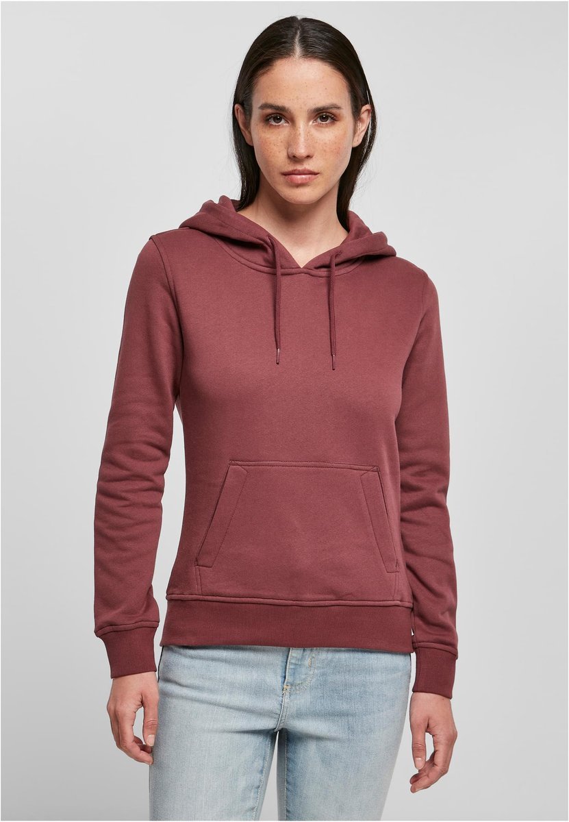 BuildYourBrand Hoody aus 100% Bio-Baumwolle für Damen, Black XS, BY139