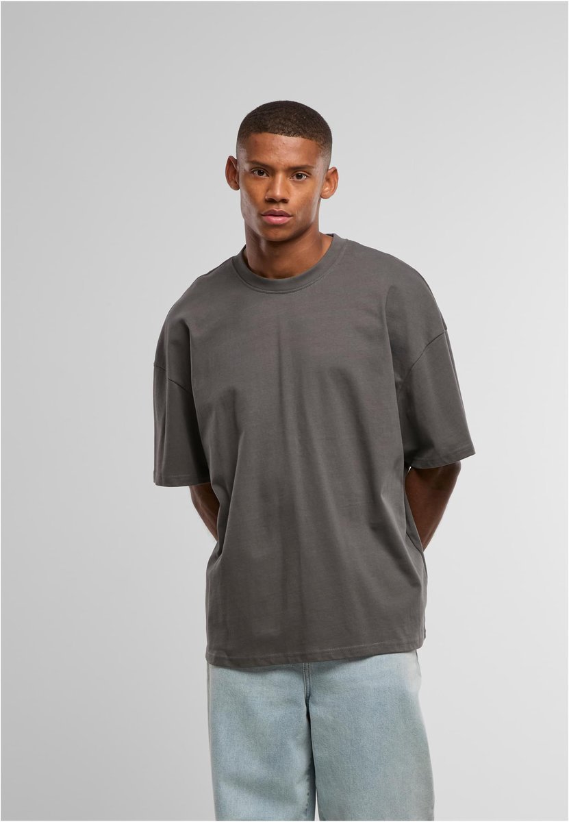 BuildYourBrand Ultra Heavy Baumwoll Oversized T-Shirt, Sand L, BY163