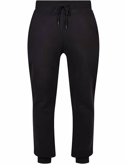 BuildYourBrand Pantaloni felpa in Cotone Biologico con coulisse, Heather Grey M, BY174