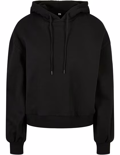 BuildYourBrand Sweat à capuche oversize en Coton Bio Femme, Soft Yellow XS, BY183
