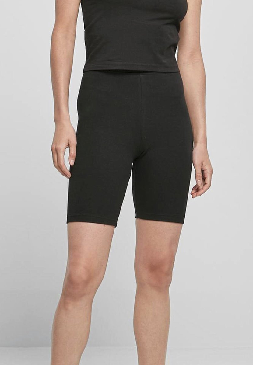 BuildYourBrand High Waist Fahrrad Shorts Schwarz, Black XS, BY184