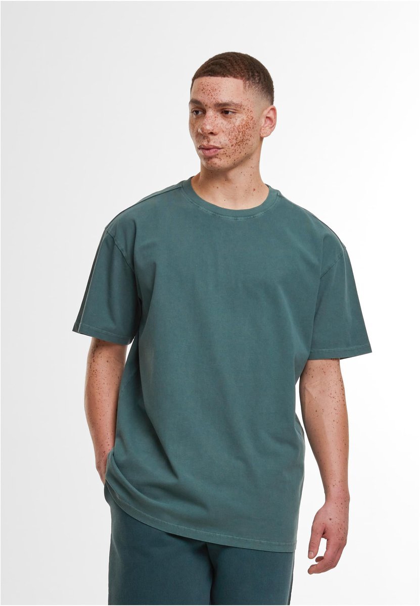 BuildYourBrand Acid Washed Oversize T-Shirt 240 g/m², Asphalt M, BY189