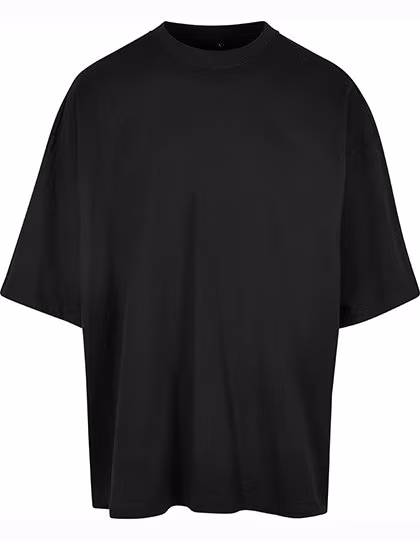 BuildYourBrand T-shirt oversize in 100% Cotone, Light Asphalt 5XL, BY193