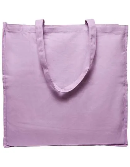 BuildYourBrand Oversized Canvas Bag 100% Cotton, Soft Lilac 45 x 45 cm, BY202
