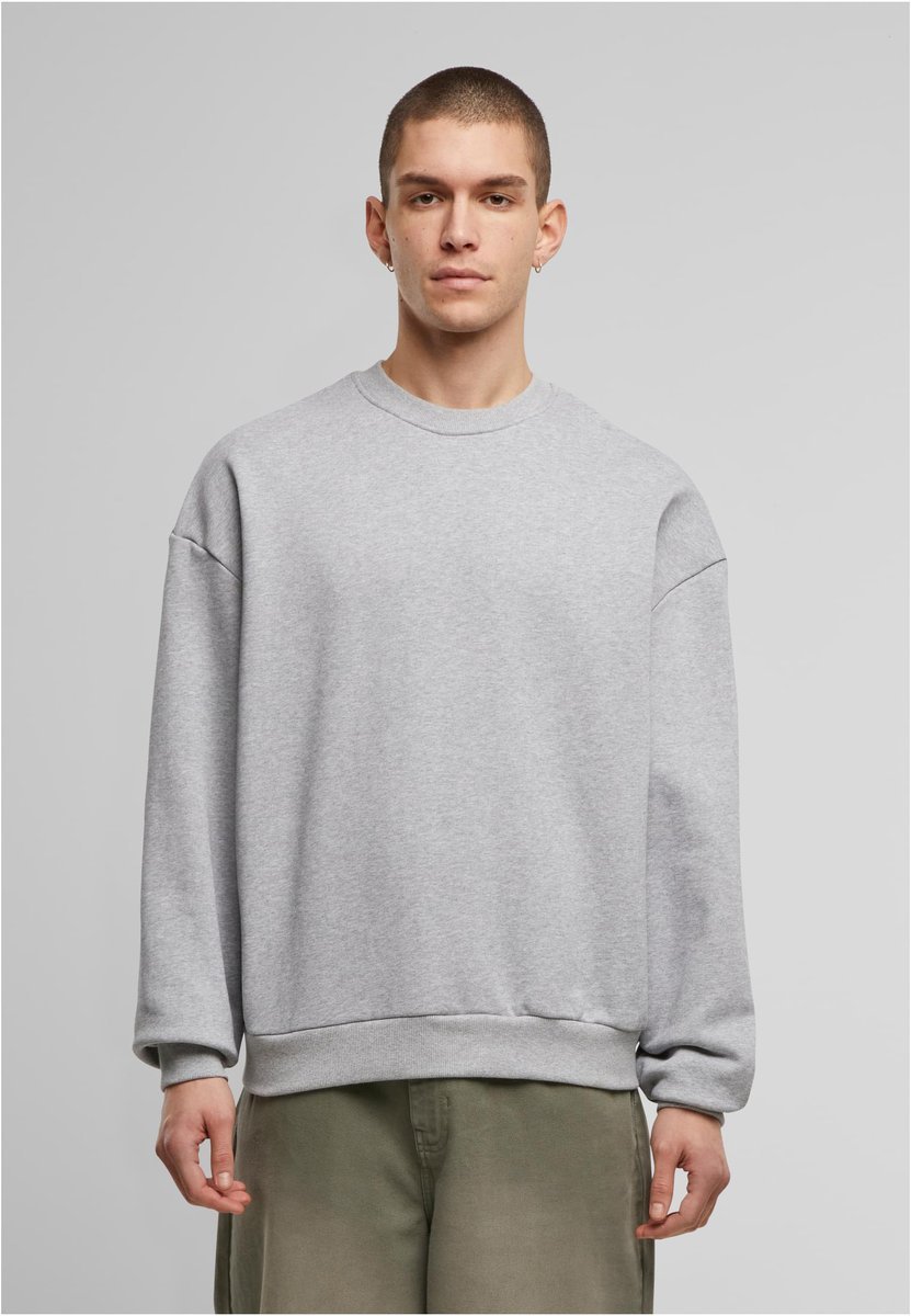 BuildYourBrand Ultra Heavy Baumwoll Crewneck Sweatshirt, Black XXL, BY205