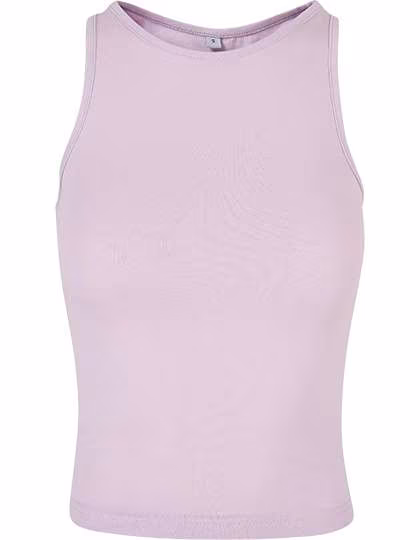 BuildYourBrand Top Racerback Slim Fit da Donna, Lilac XS, BY208