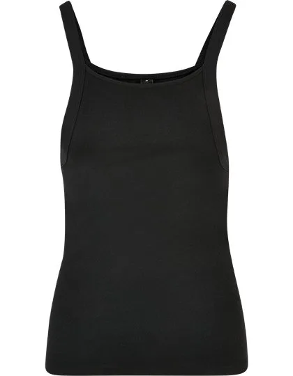 BuildYourBrand Everyday Top mit tiefen Armausschnitten für Damen, Black XS, BY209