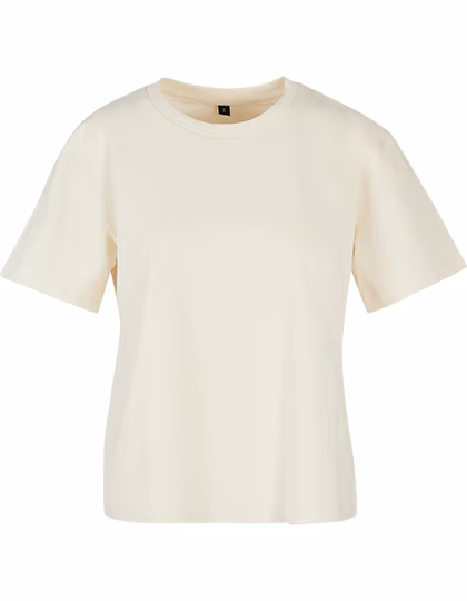 BuildYourBrand Oversize Damen T-Shirt mit Rundhalsausschnitt, White Sand XL, BY211