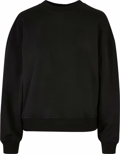 BuildYourBrand Felpa girocollo Oversize 300g/m² da Donna, White M, BY212