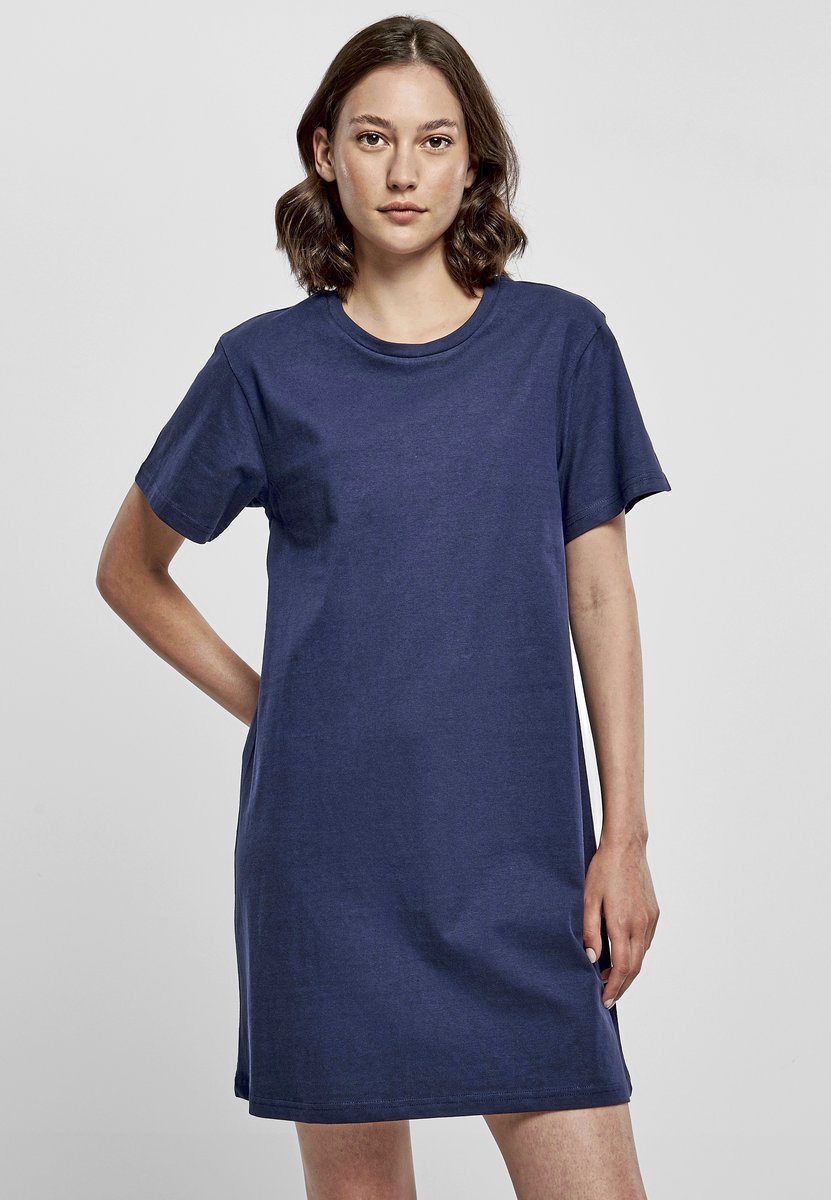 BuildYourBrand Tee-Kleid mit Rundhalsausschnitt für Damen, White Sand 3XL, BY214