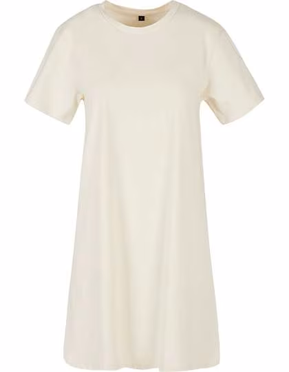 BuildYourBrand Tee Dress with Crew Neck for Women, White Sand 3XL, BY214