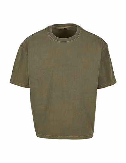 Vintage Cropped Heavy Oversize Tee