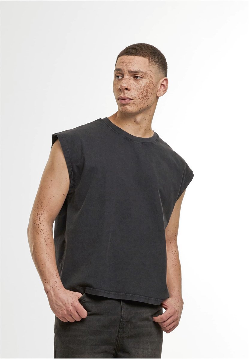 Vintage Cropped Heavy Sleeveless Tee