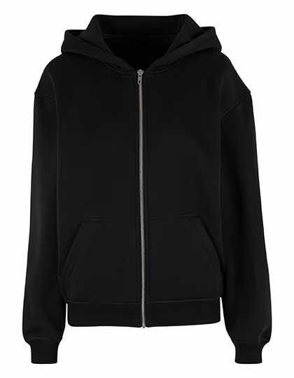 Ladies Loose Fit Zip Hoody