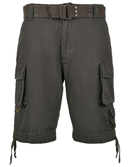 Build Your Brandit Savage Cargoshorts mit großen Seitentaschen, Old White S, BYB2001