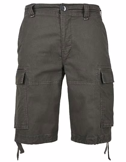 Build Your Brandit Vintage Pantaloncini cargo in Cotone pesante, Anthracite S, BYB2002