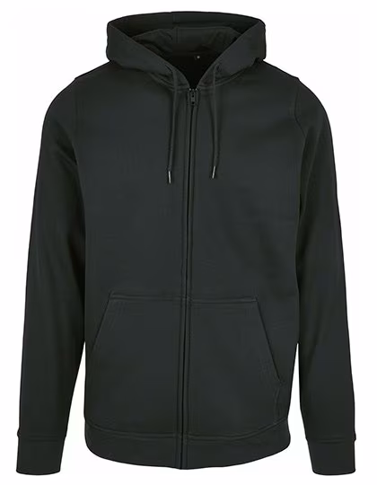 Build Your Brand Basic Basic Zip Hoody mit Kängurutasche, Navy XS, BYBB008