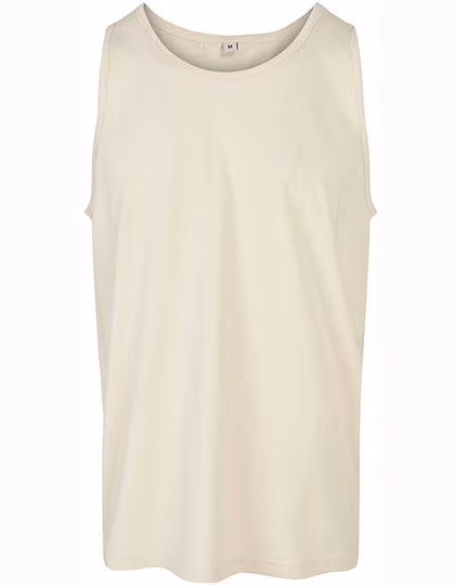 Build Your Brand Basic Canotta Basic in 100% Cotone, Sand 4XL, BYBB011