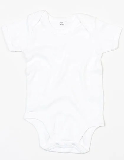 Babybugz Baby Bodysuit White 0-3 Monate (BZ10), BZ10